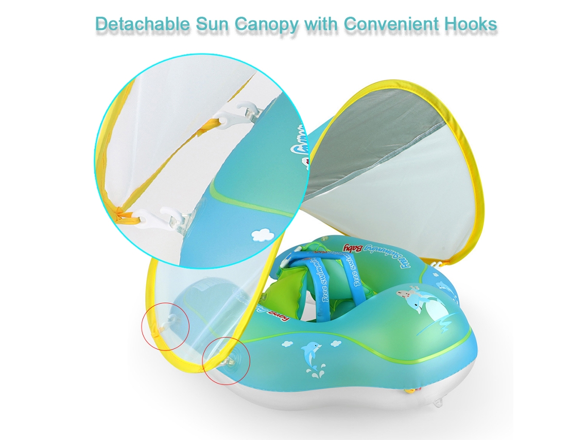 Boia com Proteção Solar Removível, Treinamento, Flutuador AQUAFORGE