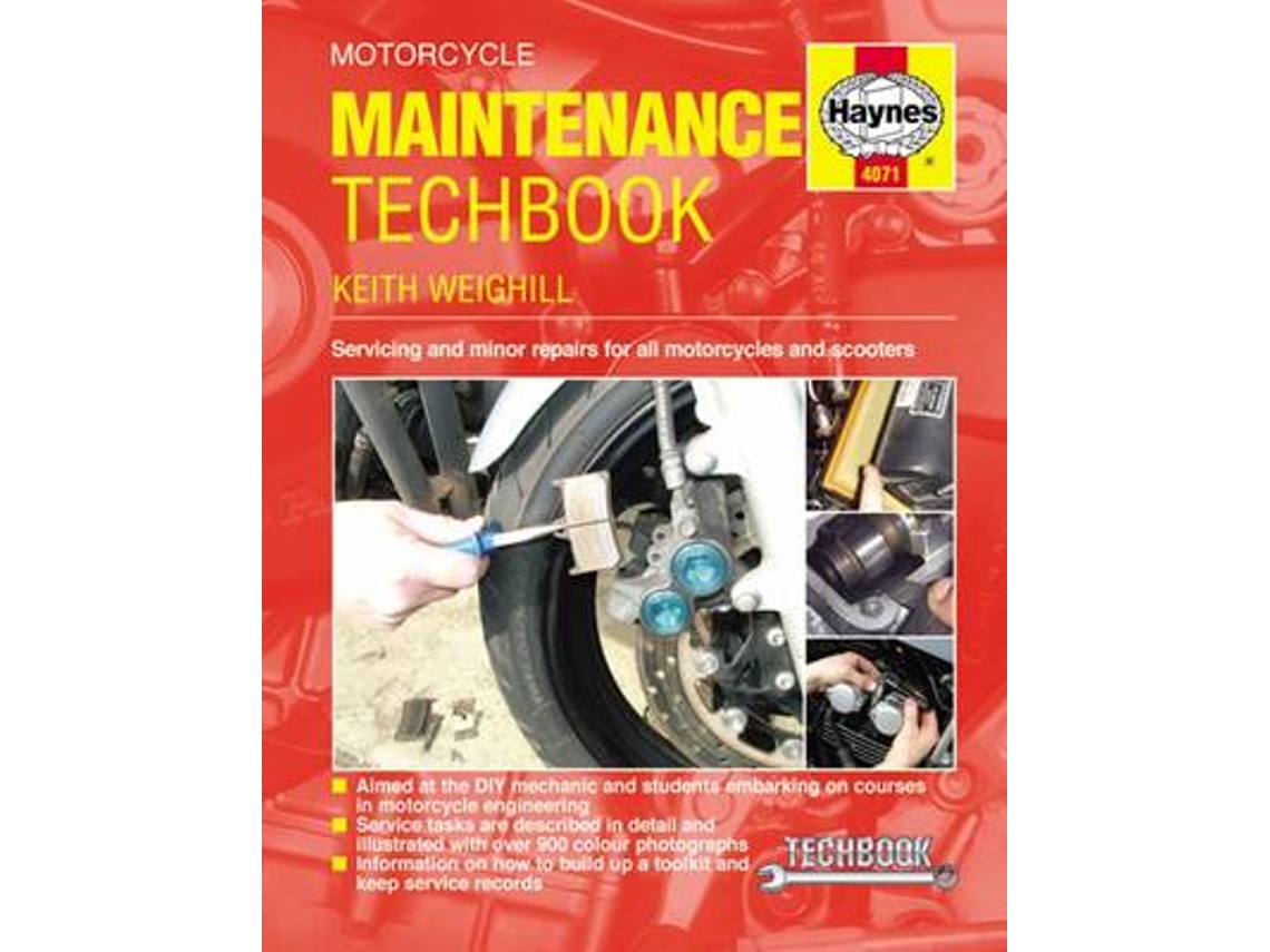 Livro Motorcycle Maintenance Techbook de Keith Weighill (Inglês)