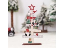 Mini Enfeite De Árvore De Natal De Madeira, Uma Decoração Divertida Para A Mesa Festiva. Olysi Shop