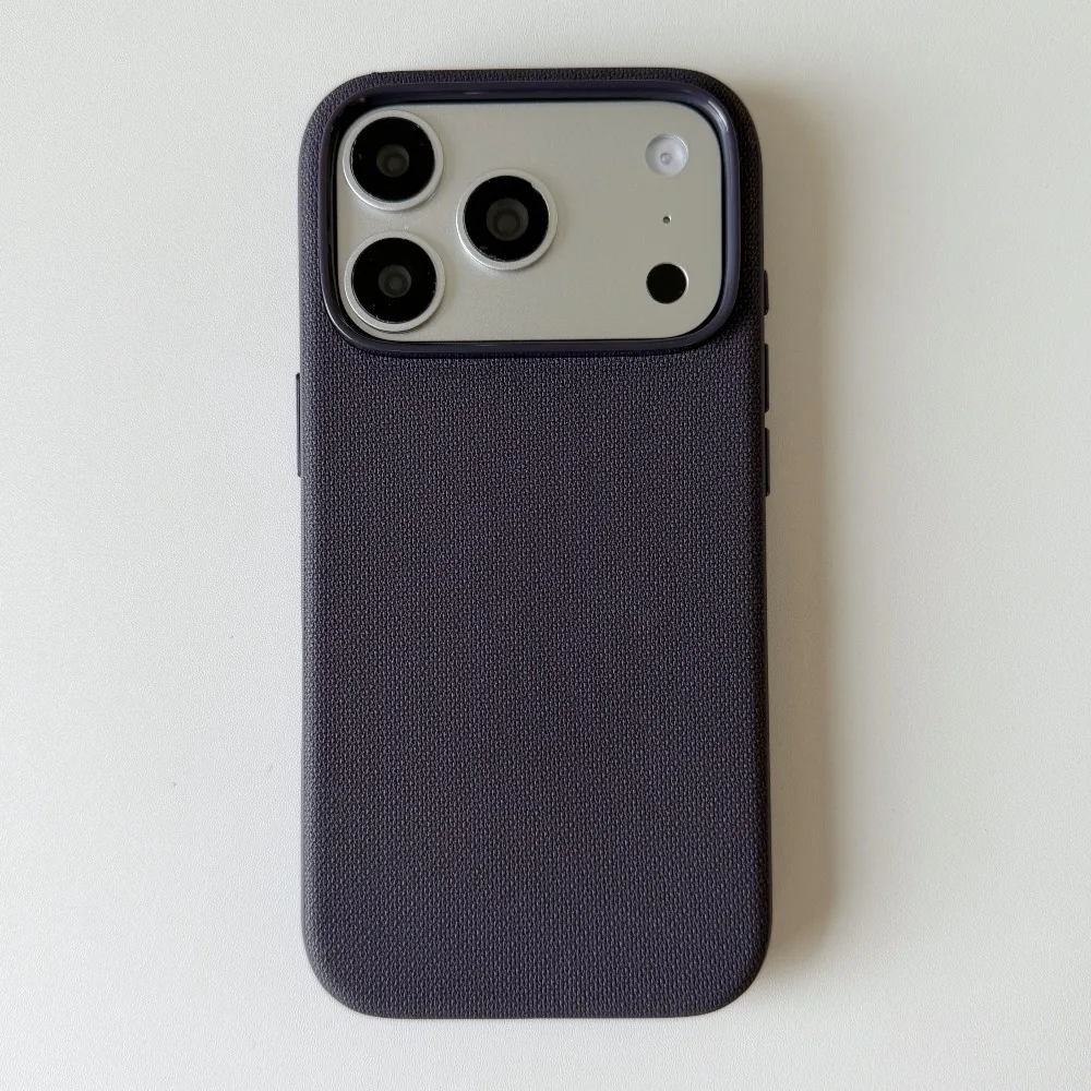 (roxo, Iphone 15 Pro Max) Capa Para Celular Com Estrutura Macia E Texturizada Em Tecido, Resistente E Durável, À Prova De Quedas.