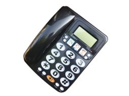 Telefone Com Display Elegante, Viva Voz Com Discagem Rápida E Tom Ajustável. Viva Voz Brilvibera