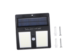 Luz solar externa 20W 100 LED sensor PIR IP65 bateria 2200mAh para jardim pátio | S/MARCA
