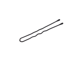 Omni-50unidades Black Metal U Shape Cabelo Bobby Pins
