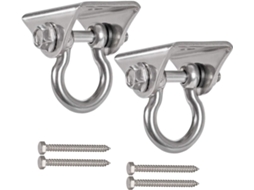 Lurelia Suportes De Suspensão Para Teto, Aço Inox 304, 2 Ganchos Com Parafusos Para Rede