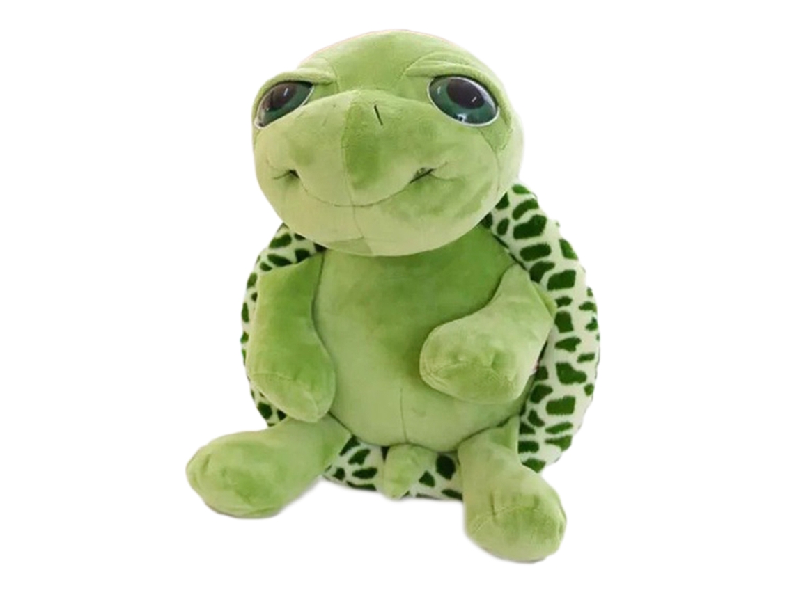 Ats brinquedo de Pelúcia Tartaruga Cômica de 20cm Cor Verde com Olhos Grandes Pelúcia Animal Presente para Bebês