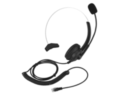 Aetheria fone de Ouvido para Centro de Chamadas com Cancelamento de Ruído Confortável Plug Cristal 2.5mm
