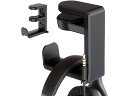 Support Pour Casque Pince Écouteurs Rotation 360 Degrés Avec Support Câble