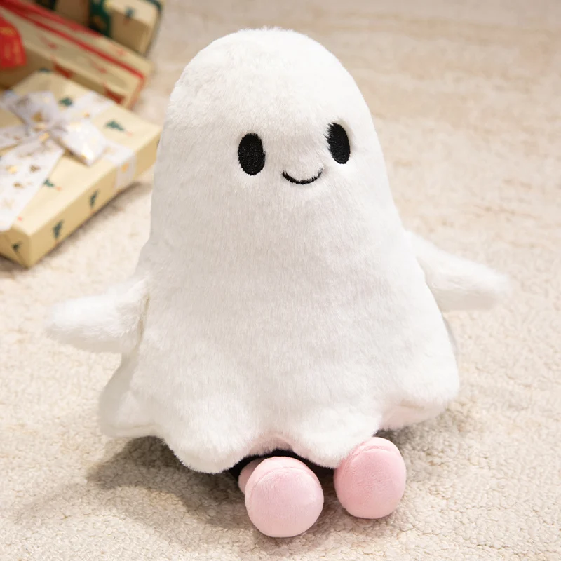 Boneco de Pelúcia Fantasma Branco de Desenho Animado Realista e Fofo MDUG (branco, 30cm)