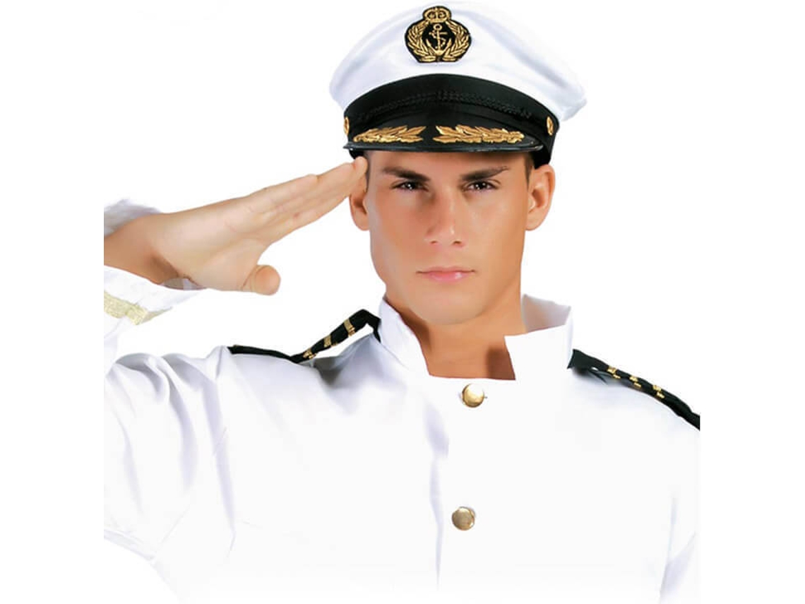 Chapéu DISFRAZZES Capitão De Barco (Tam: Tamanho Único)