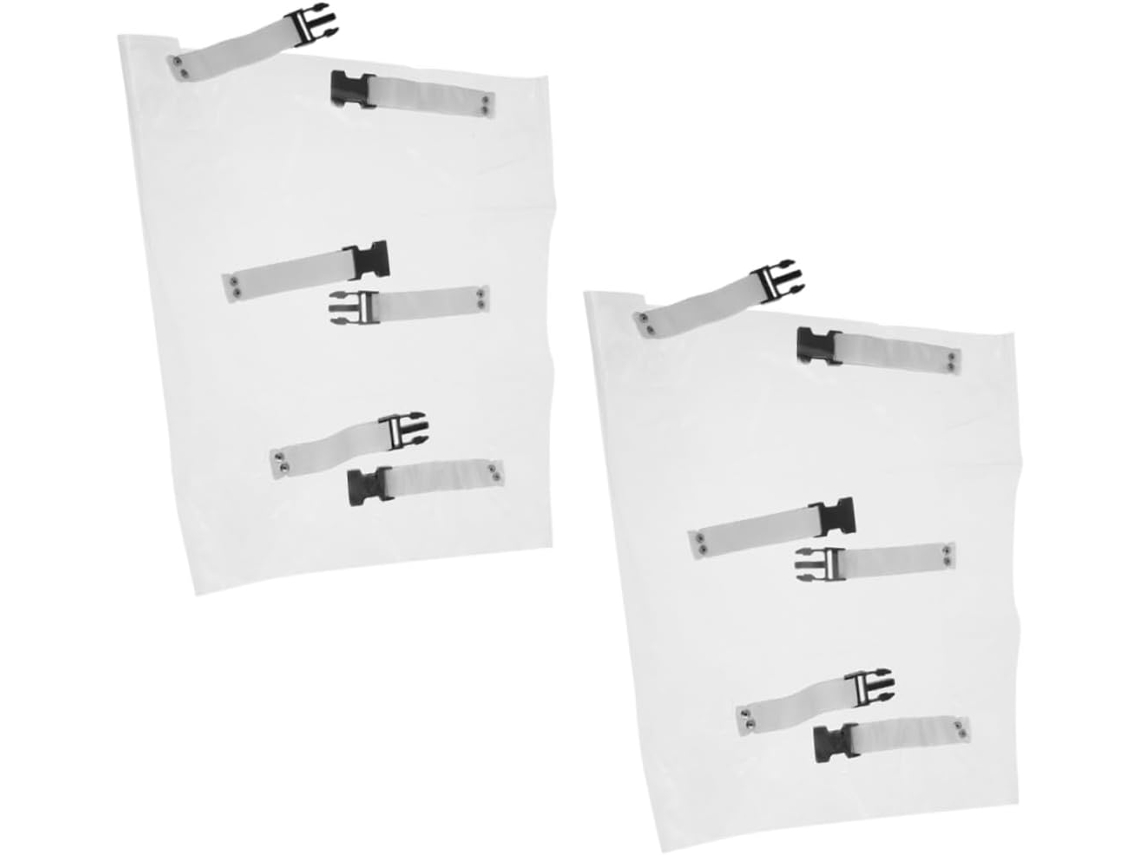 Protetores De Pernas Cadeira Odontológica Valiclud Transparentes Para Almofadas Pvc Laváveis Com Elástico Antiderrapante
