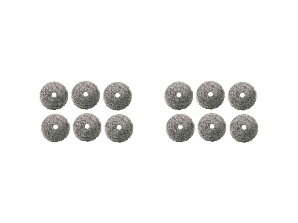 Conjunto de 12 Panos Limpeza Laváveis​​ para Aspirador Robô U200 BRILVIBERA (substituição)