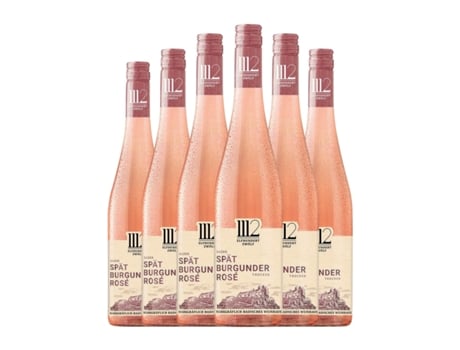 Vinho rosé MARKGRAF VON BADEN Elfhundertzwölf 1112 Rosé Pinot Preto Baden (0.75 L - 6 Unidades)