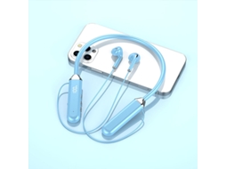 Fones de Ouvido Bluetooth com Faixa para Pescoço , Conectividade Sem Fio 5.2, Estéreo, Indicador de Bateria. MDUG (azuis)