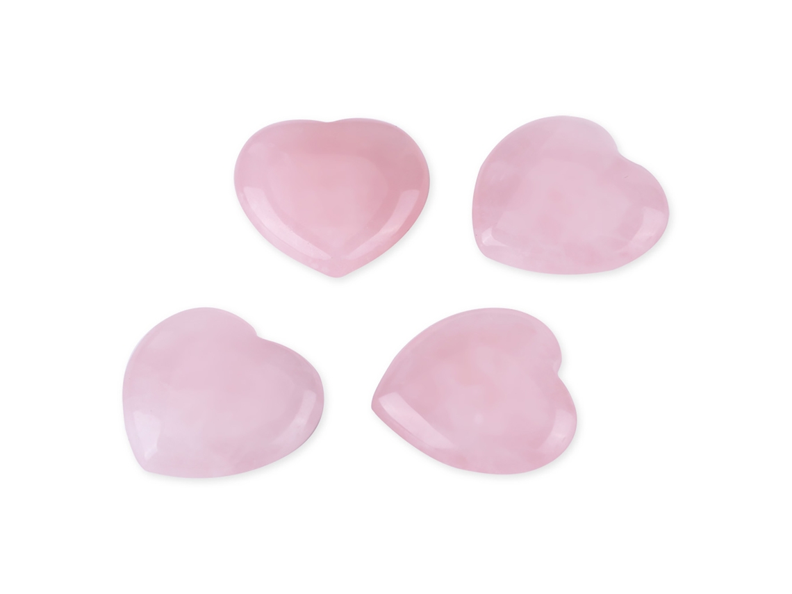 Cristal De Cura Para Pedra Do Amor Do Coração, Quartzo Rosa Natural Esculpido À Mão, Pedra Energética Para Equilíbrio Dos Chakras, Pedra De Preocupaçã