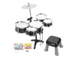 Primerox conjunto de Bateria Jazz Infantil Brinquedo Musical para Crianças Iniciantes com 3 Anos +