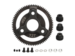 Conjunto De Engrenagens Pinion E Spur De Aço 48p 72t Com 19t 20t 21t Para Traxxas Slash 2wd 1/10 Carros De Controle Remoto
