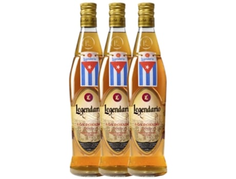 Rum LEGENDARIO Legendario Dorado (0.7 L - 3 unidades)
