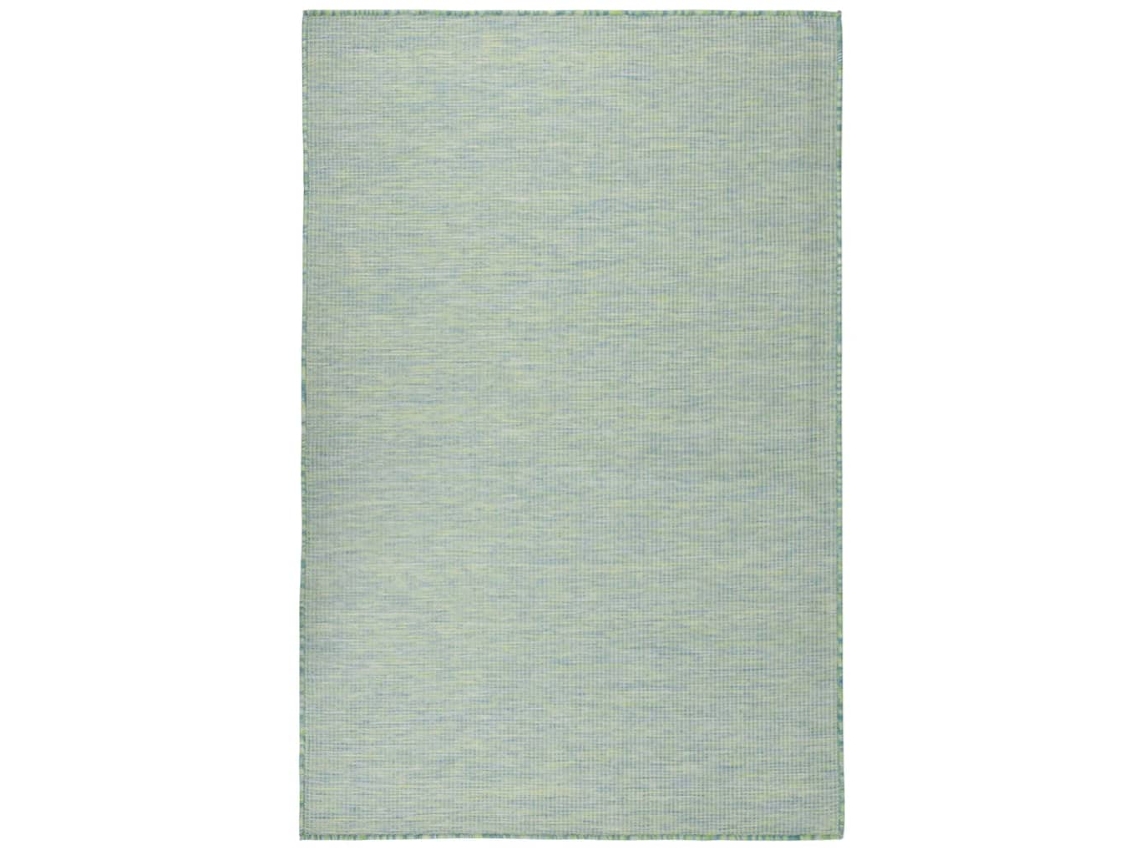 Tapete VIDAXL Turquesa Plástico (100 x 200 cm)