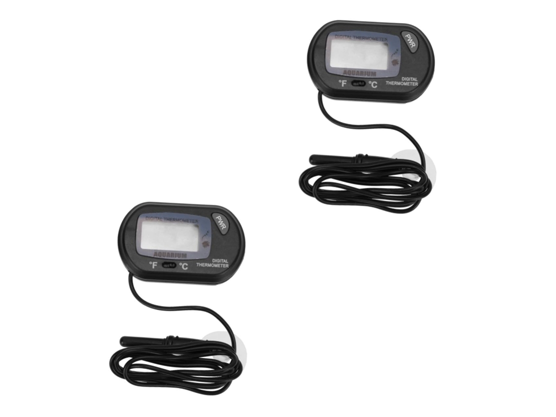 Conjunto De 2-mini Termômetros Digitais Para Aquário Supvox, À Prova D Água, De Alta Precisão, Práticos E