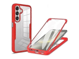 Red2025 Compatible For Samsung Galaxy A17 / A16 5g / A16 4g Case Acrylic+tpu Clear Phone Cover With Pet Screen Film