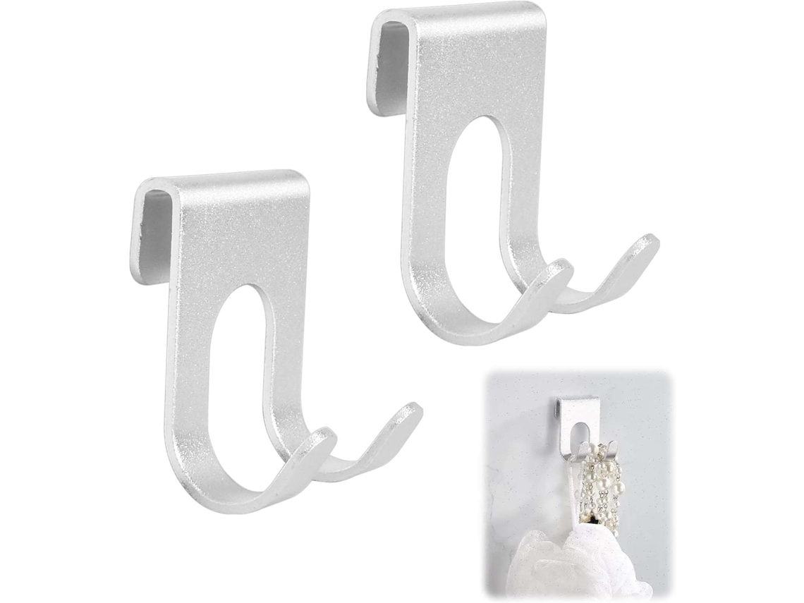 2 Suportes Inox Autoadesivos À Prova D‘água P/ Barbeador ZYBLSSBB