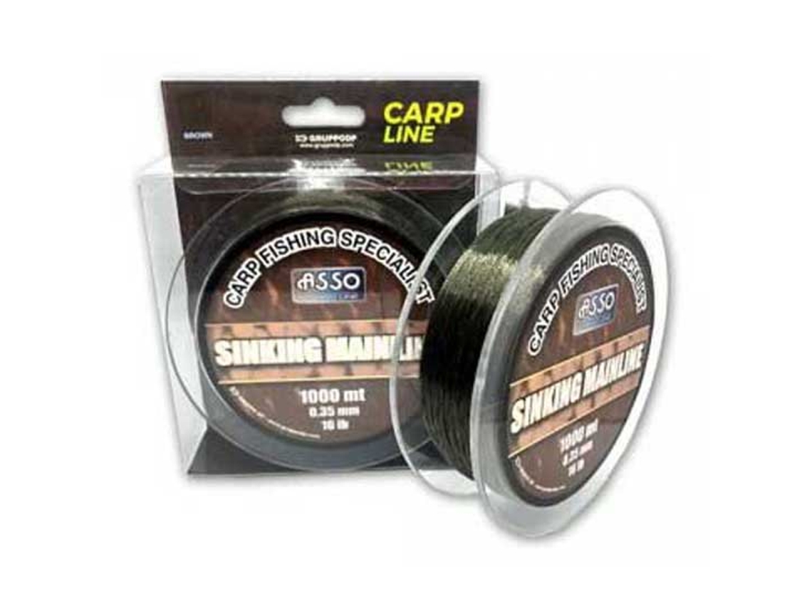 Linha Carpfishing Sinking Mainline 1000 M Transparente 0.280 Mmasso
