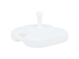 Vidaxl Base De Guarda-sol Enchimento C/ Areia/água 16l Plástico Branco