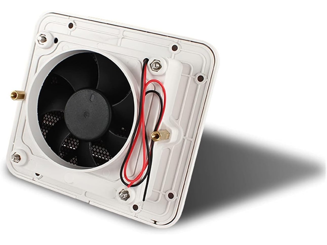 Ventilador De Geladeira Ybmy 1 2v 8w Com Saída Ar Para Trailers, Caravanas E Exposições Automotivas, Além De Ideal Para