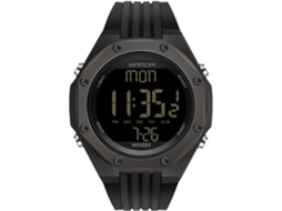 Relógios Led Eletrônico Digital Watch Strap Week 50Atm Relógio de Pulso À Prova DÁgua-Preto