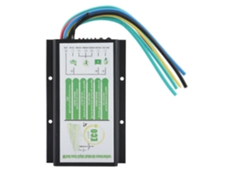Controlador híbrido eólico-solar DC12V/24V, adaptado para potência de 400W/800W, suporta controle híbrido eólico-solar.