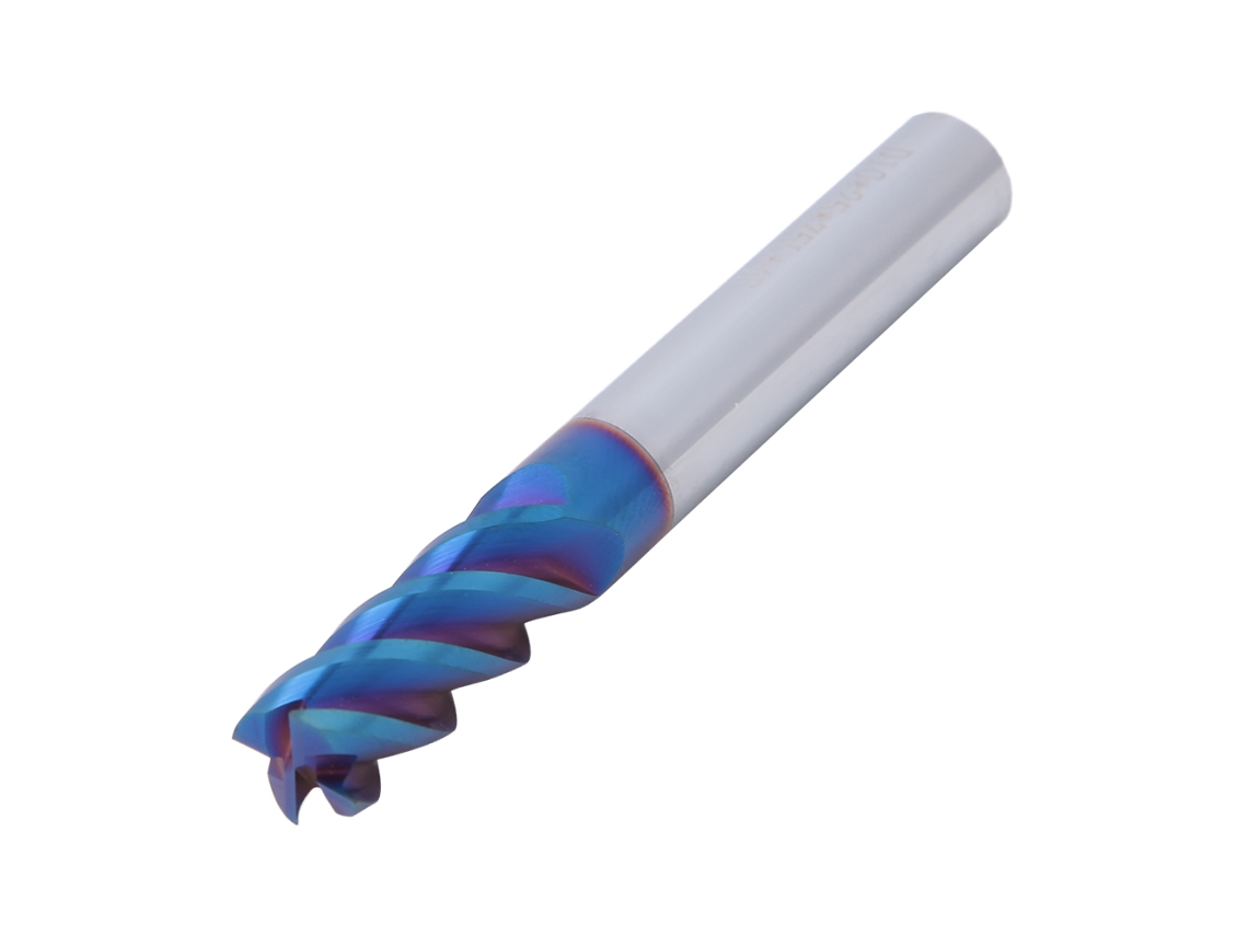 Laxiscreed Fresa De Carbono De Tungsténio Hrc65° Com Revestimento Nano Para Cnc De 4 Flutuadores