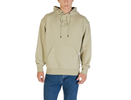 Sweatshirt De Homem Boss Wesmallhood Sage Algodão Verde (xl)