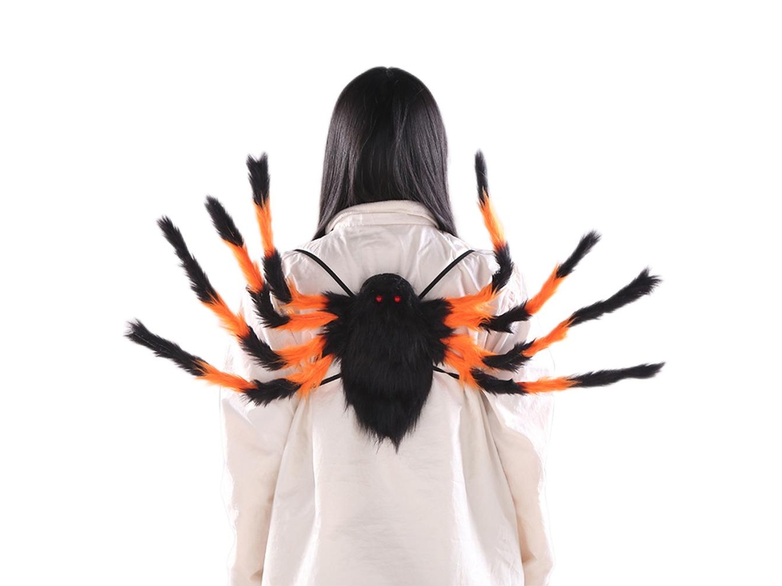 Laxiscreed Caminho De Arranha-céus Aranha Gigante Para Decoração E Fantasias De Halloween Ao Ar Livre