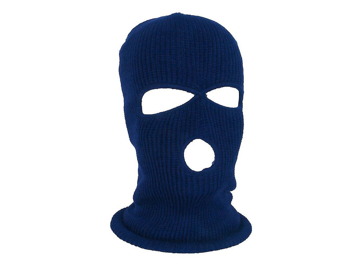 Máscara de Esqui de Cobertura Total, Chapéu de Inverno, Balaclava, Capuz, Chapéu Tático Quente com 3 Furos BRILVIBERA