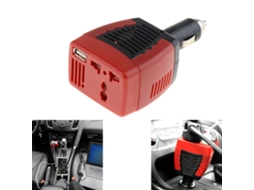Inversor Laxiscreed 75w para isqueiro de carro, 220v DC para bolsa de armazenamento Ca Com