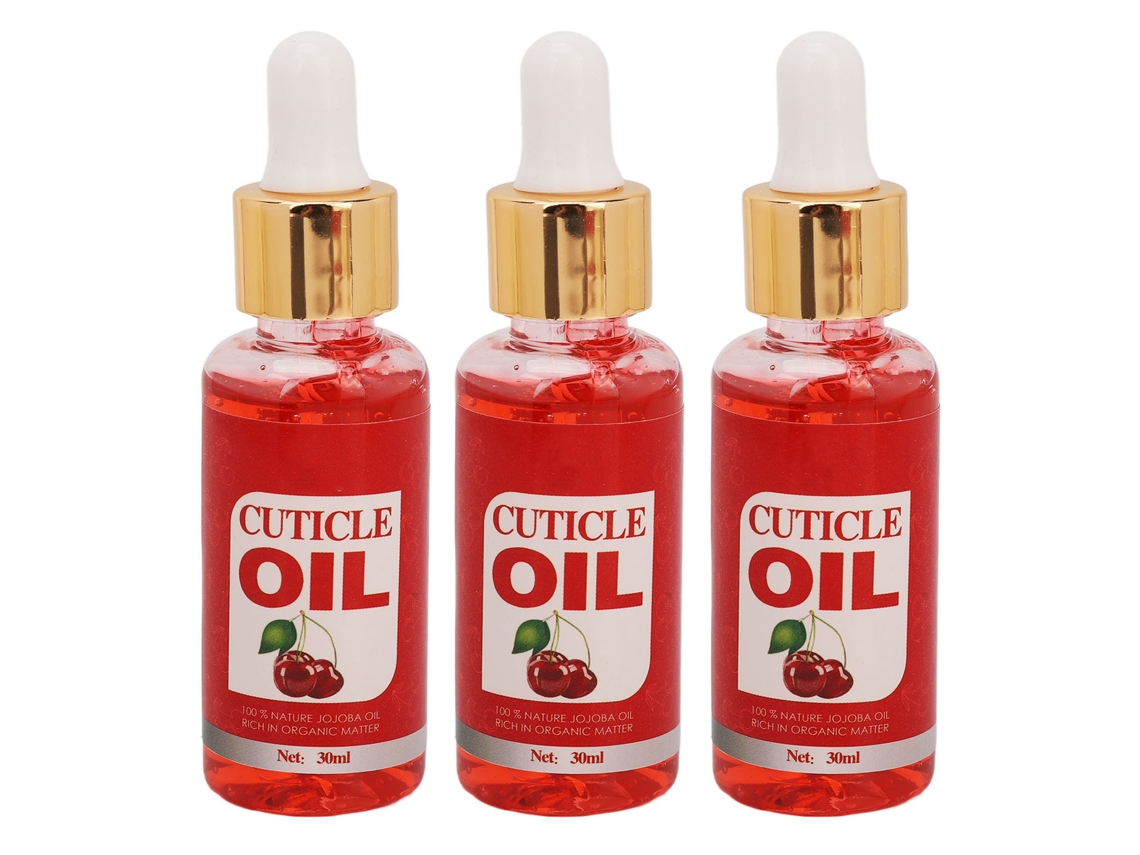 3pcs 30ml Óleo Cutícula Úmido Nutrição Fortalecer Unhas Exfoliante Suavizante Cutícula Portátil