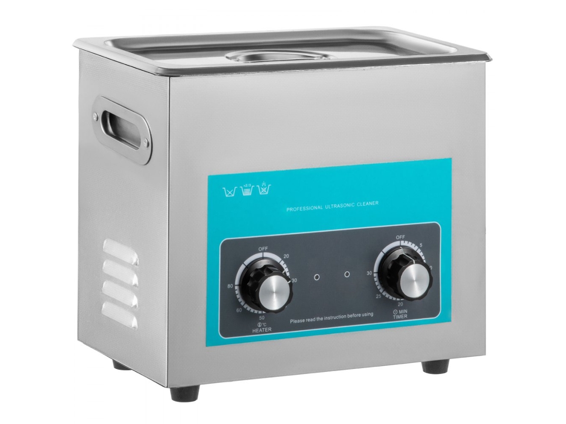 Máquina De Limpeza Ultrassônica 6l Com Aquecimento, Temporizador E Cuba Em Inox Tekmaquinas