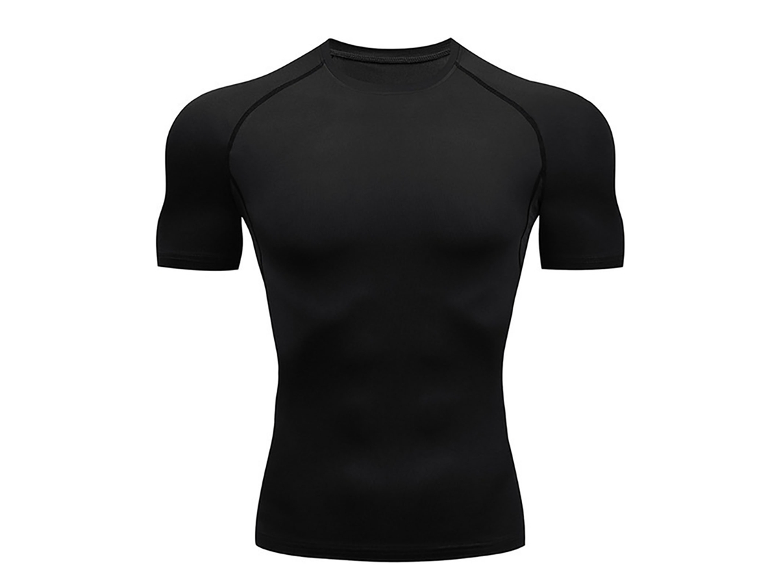 Camiseta Business de Compressão Masculina de Manga Curta, Dry Cool, para Treino, Esporte, Academia, M