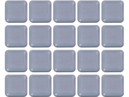 Conjunto De 20 Protetores Deslizadores Para Móveis, 25x 25mm, Ptfe, Autoadesivos, Quadrados, Para Facilitar A Instalação