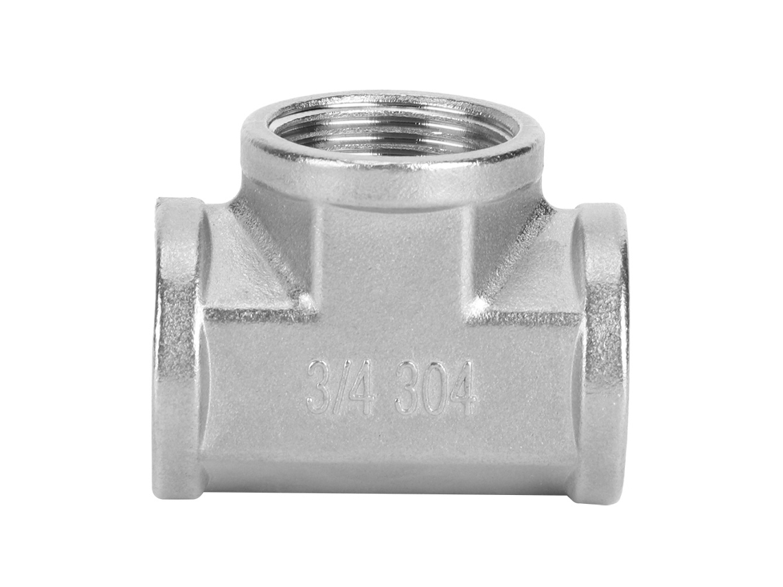 Conector Rosqueado De Canos Em Aço Inoxidável 304 Para Conexão E Suporte
