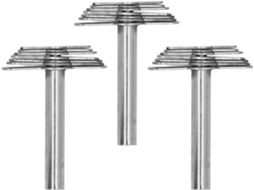 Conjunto De 3 Brocas Para Tampas Aço Inoxidável, Ferramenta Manual