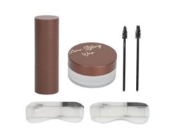 Kit De Estampagem De Pó Para Sobrancelhas Com Pincéis E Estênceis Para Iniciantes