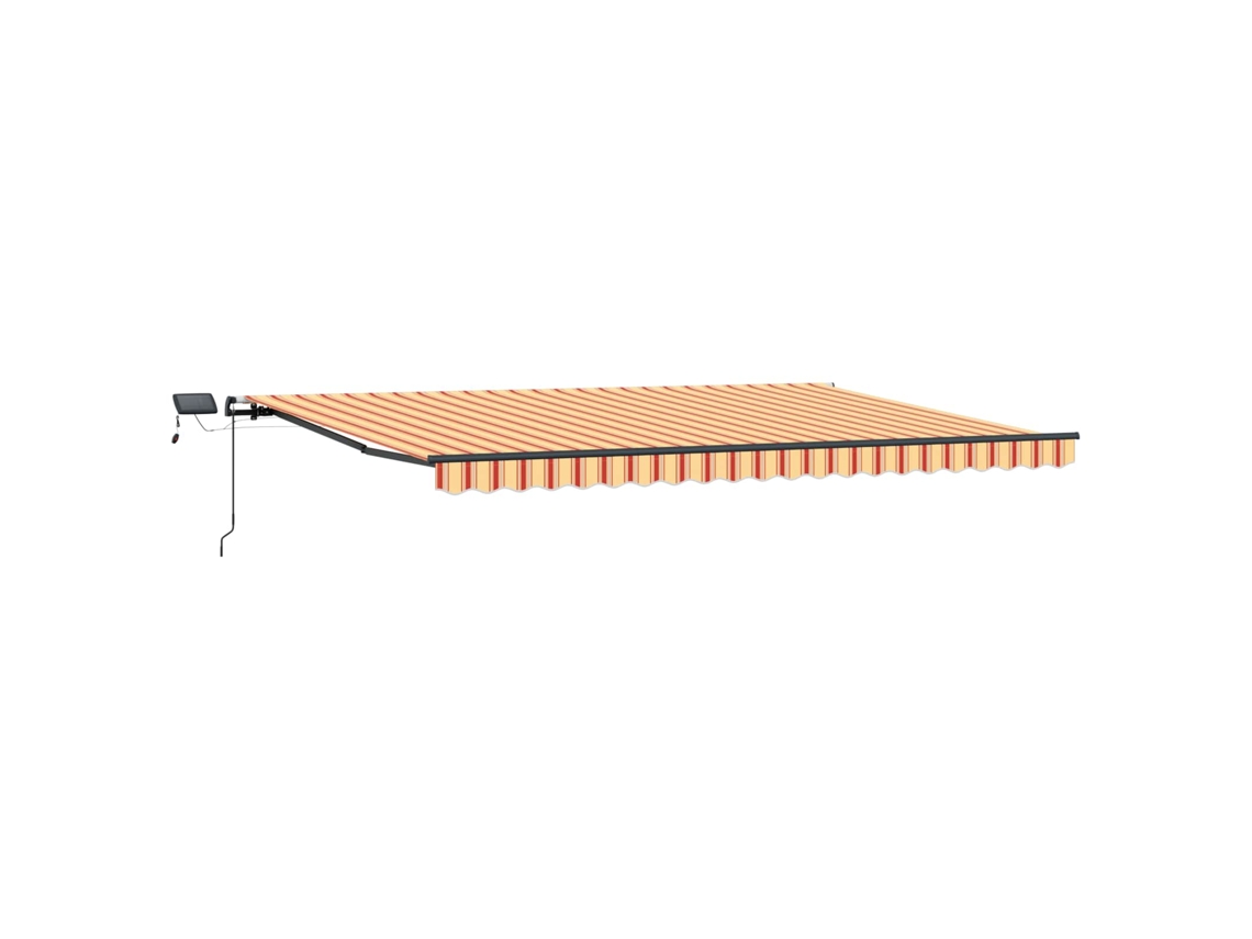 Toldo Retrátil Amarelo e Laranja 500 ×300 Cm Tecido MAISON EXCLUSIVE
