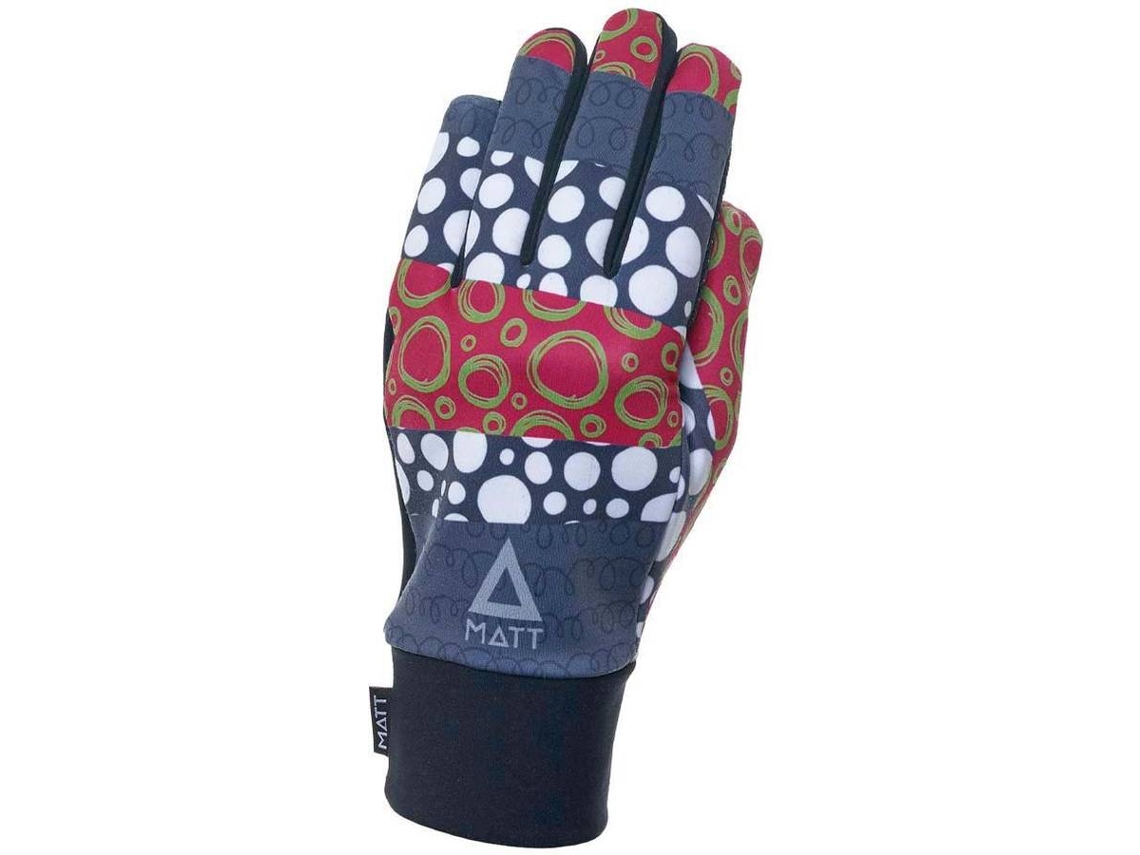 Luvas para Homem MATT Leisure Inner Touch Screen Cinzento para Esqui (S)