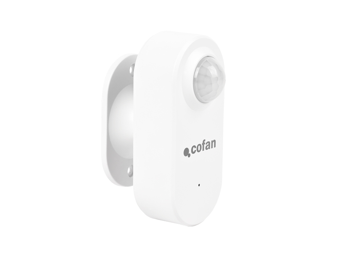 Sensor De Movimento Wifi Cofan  Detetor De Movimento Inteligente  Funciona Com A Aplicação Smart Life Ou Tuya