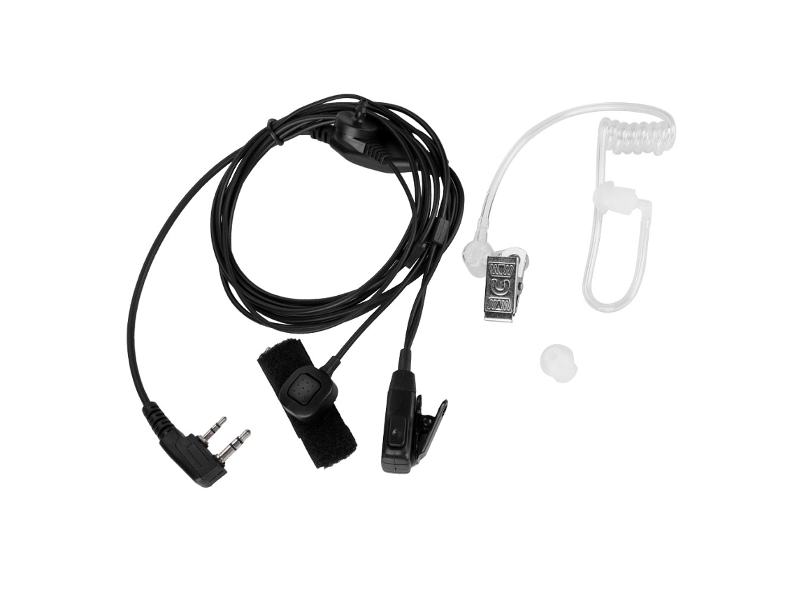 Fone De Ouvido Com Microfone Plugue Rádio Interfone
