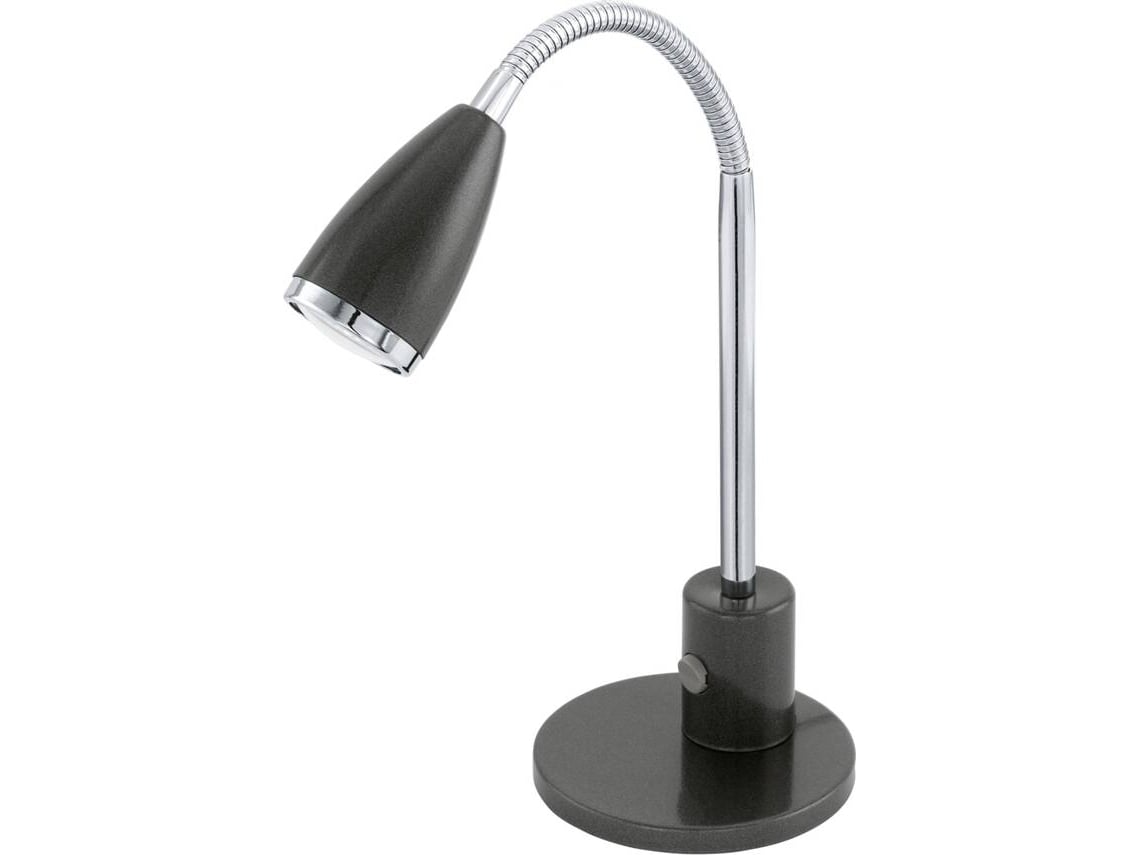 Candeeiro de Mesa EGLO Fox Antracite/Cromado