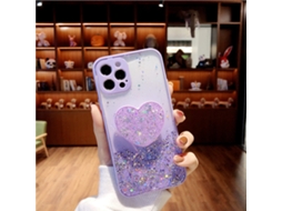 Capa de Telefone EOOCOO (céu Estrelado Epóxi com Glitter Gradiente)