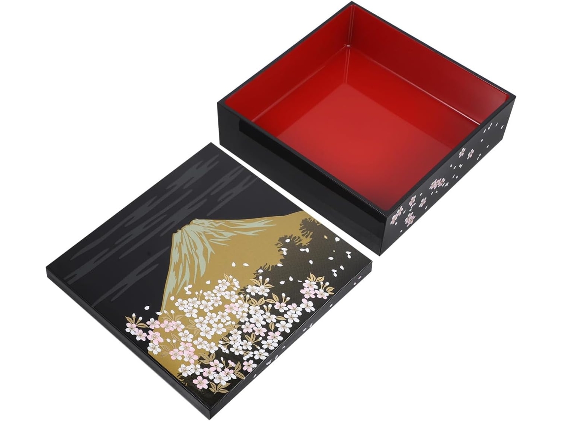 Marmita Bento Tradicional Japonesa De Grande Capacidade, Feita De Plástico Seguro Para Armazenar Lanches E Sobremesas Em