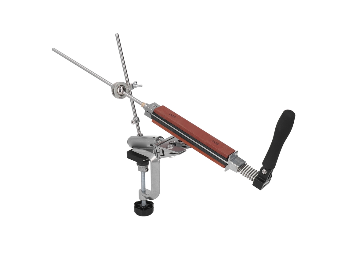 Sistema De Afiador De Cuchillos De Rotación 360° Con Ángulo Fijo Y 4 Piedras De Afilar Para Cocina Y Hogar